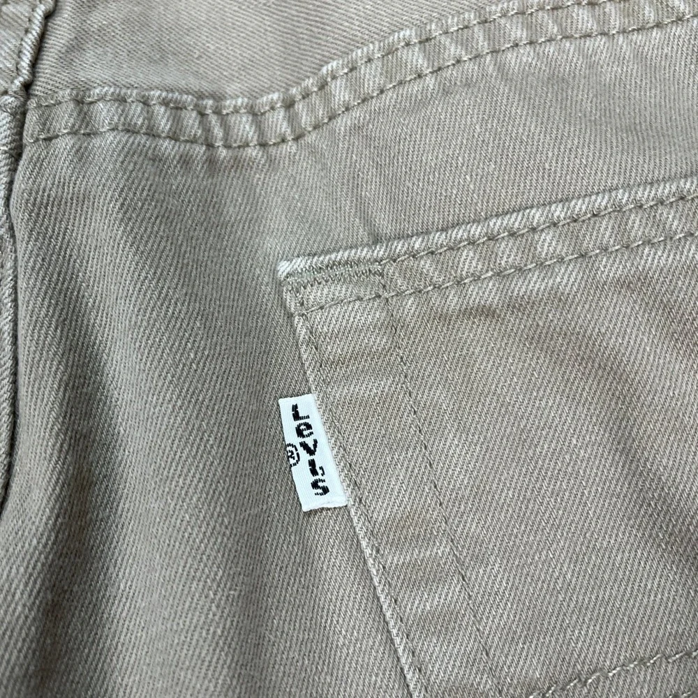 Levi's 505 Pants Mens 36x34 Khaki Tan‎ Straight Leg 5 Pocket Denim Twill EUC